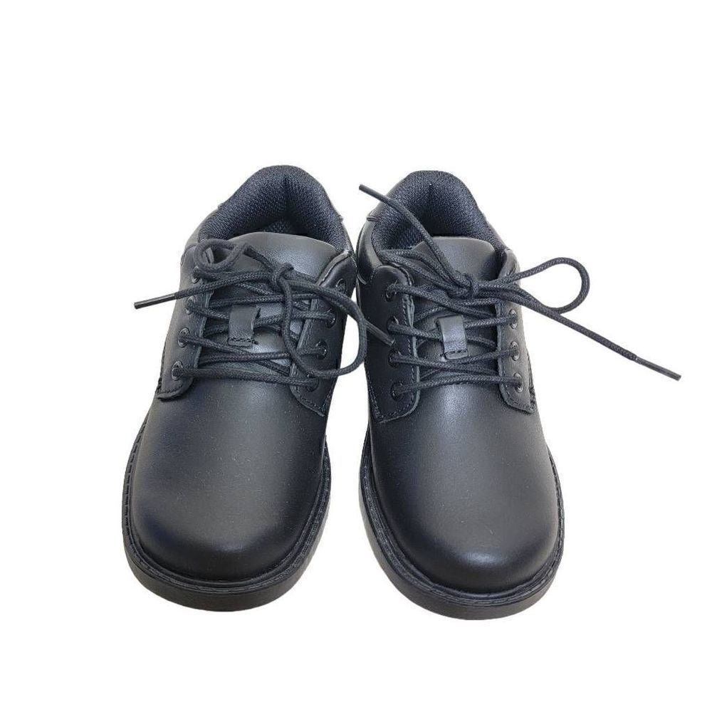 Stride Rite SR Murphy Black Leather Dress Shoes Sneakers Boys 11.5